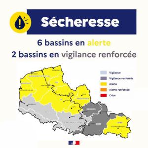 Sécheresse : passage en Alerte
