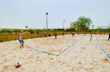 galerie-Tournoi de beach volley  à l'aérodrome