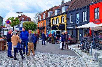 galerie-Marché animé sur le thème du vélo
