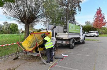 galerie-Cession de broyage des déchets verts