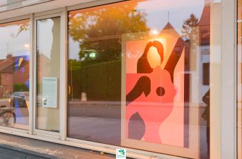 galerie-Vernissage de l’expo-vitrine Rose Bleue