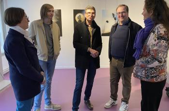 galerie-Rencontre artistique expo vitrine L’effet Papillon